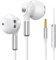 Kopfhörer mit Kabel, In Ear Kopfhörer Kabel in Ear Ohrhörer 3.5mm Klinke Kopfhörer mit Mikrofon, Lautstärkeregler für iPhone, Samsung, Android, iPad, iPod, MP3, usw 3,5 mm Kopfhörerstecker Audiogeräte