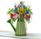 Cutpopup Watering Can - Flower Pop Up Card, Birthday Biglietto per donne, Carta per la festa della mamma Pop -up, Flower, 3D Birthday Biglietto pop -up IT