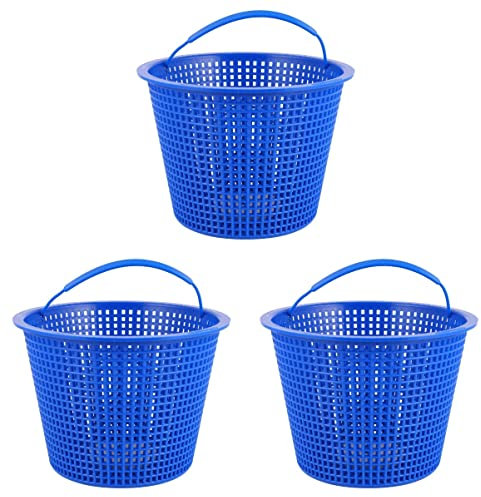 YARNOW 3 Pièces Panier Skimmer Piscine Panier De Chaussettes à Ordures Filtre à Panier De Piscine Panier De Filtration pour Piscine Filtre De Bain Plastique Anti-colmatage Accessoires