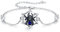 ZIPPICE Schwarze Spinne Ohrringe/Armband für Damen 925 Sterling Silber Spinnennetz Ohrringe/Armband Insekten Tiere Ohrringe/Armband Halloween Schmuck Geschenk für Frauen Mädchen Tochter (Spinne-A)