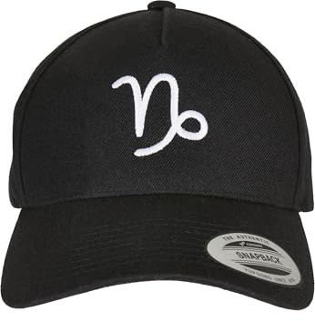 Mister Tee Unisex Zodiac YP Classics 5-Panel Premium Curved Visor Snapback Cap Capricorn, one Size