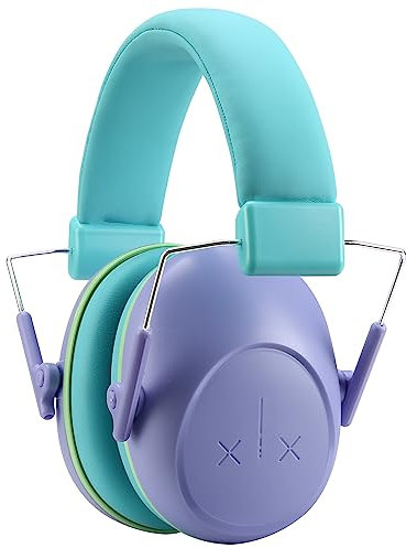 ProCase Kinder Gehörschutz Lärmschutz NRR 24dB Ohrenschützer Kapselgehörschutz für Schlaf, Reisen & Karnevalsumzügen Autismus Noise Cancelling- Lila
