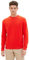 TOM TAILOR Herren Basic Crewneck Pullover aus Baumwolle, 13189 - Basic Red, L