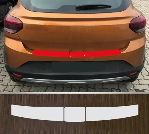 kompatibel mit Dacia Sandero Stepway ab 2020 passgenaue Lackschutzfolie Ladekantenschutz transparent