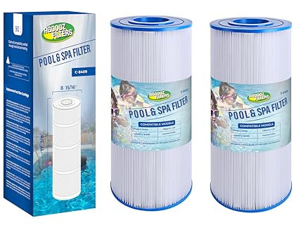 AGOOOZ PLF90A Lot de 2 filtres de piscine de rechange pour Hayward C900, CX900RE, Pleatco PA90, C-8409, Filbur FC-1292, PXC95, 90 m²