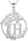 FANCIME Tree of life Initial Necklace for Women, Sterling Silver Tree Jewellery Simulated Diamond Capital Letter H Pendant Personalized Birthday Mothers Day Gifts for Mom Wife Her