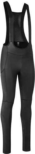 GripGrab PACR Thermo Winter Bib Tights ohne Polster Radsport Trägerhose Ungepolstert Rennrad MTB Gravel Bike Radhose Herren Lang