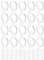UYRVAPE 20pcs Plata de Ley 16 x 10 mm Ganchos para Pendientes Franceses Hipoalergenicos Cierre de Palanca para Accesorios de Joyería Fabricación, con 30 anillos Abiertos