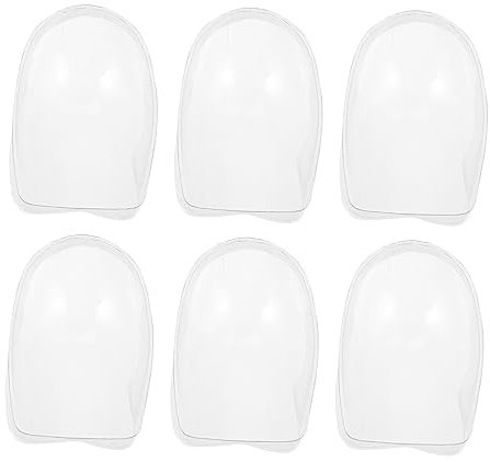 Healeved 6pcs Dip Powder Storage Box Nail Powder Organizer Tray and Brush Manicure Nail