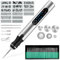 Elektrische Gravierstift, Multifunktionaler Gravierwerkzeugsatz, D12 Tragbare Drahtlose Gravurwerkzeug, Wiederaufladbarer USB, DIY Drehwerkzeug für Glas, Holz, Metall, Stein, Kunststoff