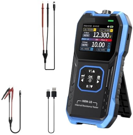 MZZYG Battery Tester Battery Voltage Internal Resistance Tester 18650 High Precision AC Acid Lithium Lead Car Battery Capacitor Tester