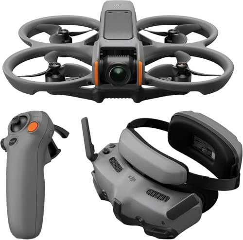 DJI Avata 2 Fly More Combo (1 batteria), Drone FPV con fotocamera 4K, Paraeliche integrati, 360 semplificati con una sola pressione, Goggles 3 e RC Motion 3 inclusi