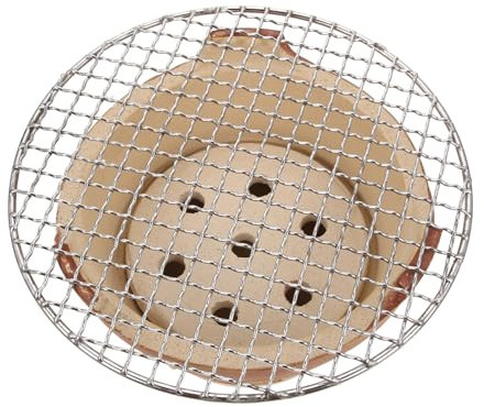 Milisten Mini Barbecue Rétro Terre Cuite Avec Bbq Pour Camping Et Pique- Fête Plein Air Couleur Aléatoire