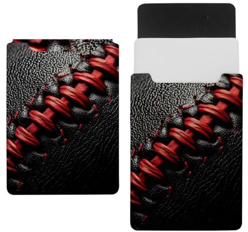 Black Baseball Stitches Laptop Sleeve 13.8x10.2in Laptop Case Bag Dutch Celvet Lining Computer Bag Cover