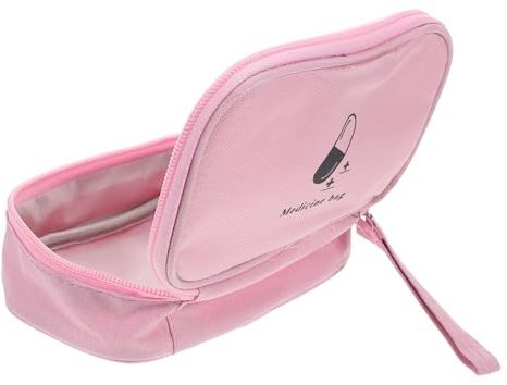 HORIALENCE Tragbare Medizin-aufbewahrungstasche Mit Reißverschluss Kompakte Reise-medikamententasche Mehrschichtige Fächer Für Effiziente Organisation Wasserdichtes Material Für Schutz Unterw