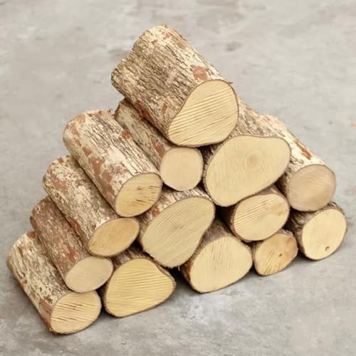 Boxwood Log Dry Material Wood Handicraft Carving Material for DIY Making,15cm/6inch (Dia.8~9cm),1PC