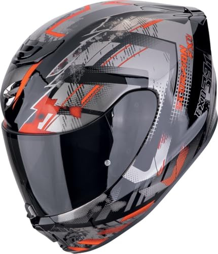 SCORPION EXO-391 CLUTTER Nero-Rosso M