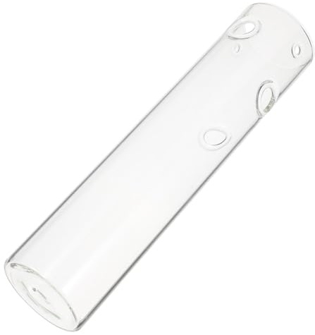 jojofuny Transparente Hängende Glasvase zur Wandmontage für Pflanzen und Blumen Platzsparendes Design aus Glas für Büro und Kleine Wohnungen Pflegeleicht