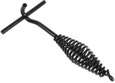 EPIGEIST Lève-Couvercle Robuste pour Cocotte en Fonte 20 Cm avec Poignée en Spirale en Acier Résistant la Chaleur, Accessoire Multifonction pour Barbecue, Cuisson Extérieure et Camping
