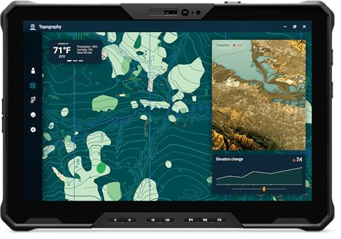 Dell Pro Rugged 12 Tablet (RA02260) FHD+ Touchscreen, Core Ultra 5-238V, 32GB RAM, 1TB PCIe Gen 4.0x4 NVMe, SD Card Reader, GPS, WIFI 6E & BT5.3, Stylus, 2x Batteries, Windows 11 Pro (Renewed)