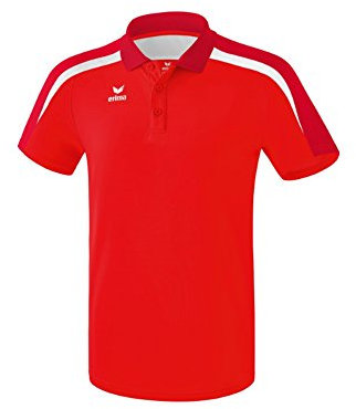 ERIMA Kinder Poloshirt Poloshirt, rot/dunkelrot/weiß, 164, 1111821