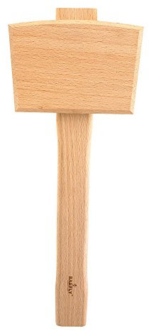 Barfly Ice Mallet, Wood, Beige, 9.1 x 9.1 x 17.5 cm M37047