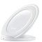 JJT-904 Base de carga Wireless Qi rapido para Samsung Galaxy S7 borde/S7/S8 +/Note5 8/S6 iPhone X/8 8 plus (Blanco)