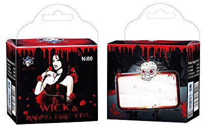 Demon Killer Baumwolle Wick Coil Draht oder Coil Raging Fire RDA/RBA/RTA/RDTA Rot Vape Wire