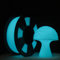 ZIRO 3D Drucker Filament PLA PRO 1.75mm Glow In the Dark Color Series 1KG(2.2lbs), Dimensional Accuracy +/- 0.03mm, GID Cyan