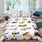 Cartoon Flugzeuge Bettwäsche-Set Arten Flugzeuge Bettwäsche Set 135x200cm Spielzeug Flugzeuge Betten Set für Kinder Jungen Mädchen Teenager 2St.Reißverschluss Mikrofaser