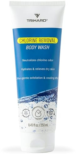 TRIHARD Elite Rejuvenation Body Wash | Formule avancée pour éliminer le chlore et l'eau salée | Hydratation après la natation