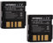 EXTENSILO 2X Batteries Remplacement pour JVC BN-VF707, BN-VF707U, BN-VF714, BN-VF714U pour Appareil Photo, Reflex numérique (700mAh, 7,4V, Li-ION)