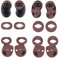 IiEXCEL Galaxy Buds Live Ear Tips & Hooks Kit Set, Small/Large 2 Size Silicone Anti-Slip Fit, Bluetooth, Mystic Bronze