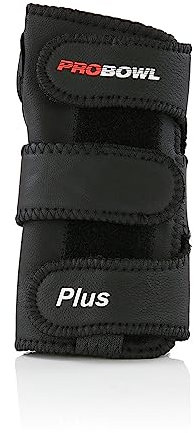Pro Bowl Original Leather PLUS – Bowling Handgelenkstütze – Handgelenk Bandage Stabilisiert – Schützt – Hilft Verletzungen vorzubeugen – Kürzere Erholungszeit für Männer Frauen – Linkshand - L