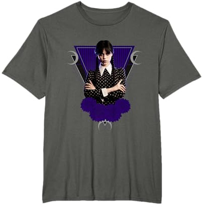Mittwochsserie Mittwoch Schwarze Dahlien und Monde T-Shirt