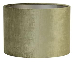Light & Living Lampenschirm Zylinder Gemstone - Olivegrün - Ø30x21cm