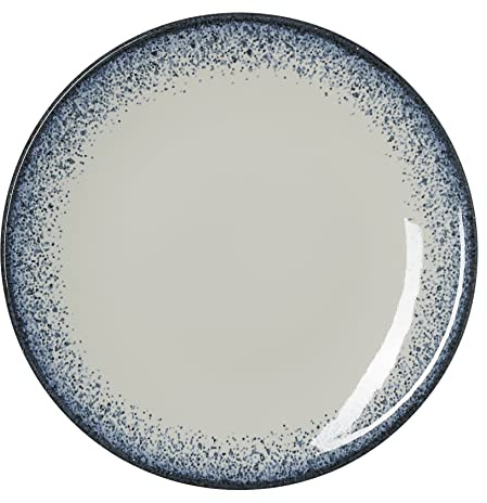 WAS Germany Teller, flach, Ø 30 cm, Set á 6 Stück, marina, Porzellan
