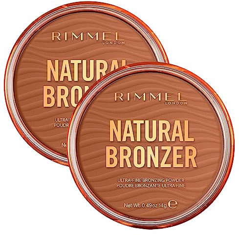 Rimmel London Natural Bronzer Terra Compatta Opacizzante Uniformante Effetto Naturalmente Abbronzato Texture Ultra Leggera Finish Abbronzatura Naturale a Lunga Tenuta Colore 003 Sunset - 2 Bronzer