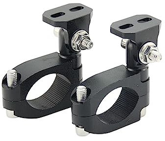 2/1 STK 22-30mm LED Motorrad Scheinwerfer Montagehalterung Universal Einstellbare Aluminium Strahler ATV Nebelscheinwerfer Holde (Farbe: 2PCS, Größe : 7)