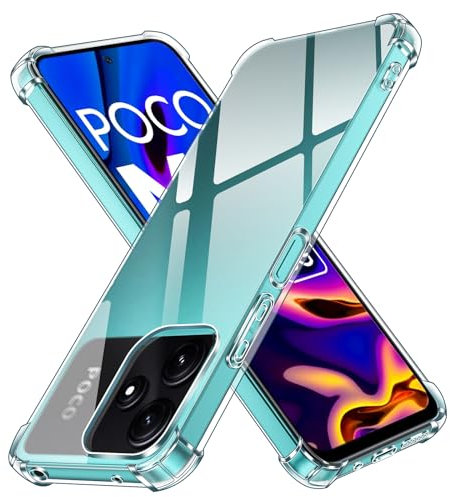 ivoler Klar Silikon Hülle für Xiaomi Redmi 12 4G / 5G mit Stoßfest Schutzecken, Dünne Weiche Transparent Schutzhülle Flexible TPU Durchsichtige Handyhülle Kratzfest Case Cover