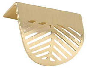 yuwqqoajv Home Schlafzimmer Schublade Nachttisch Türknauf Schlafzimmer Blattförmige Schranktüren Griff Ornament Zubehör Hardware, Typ 1 Kupfer