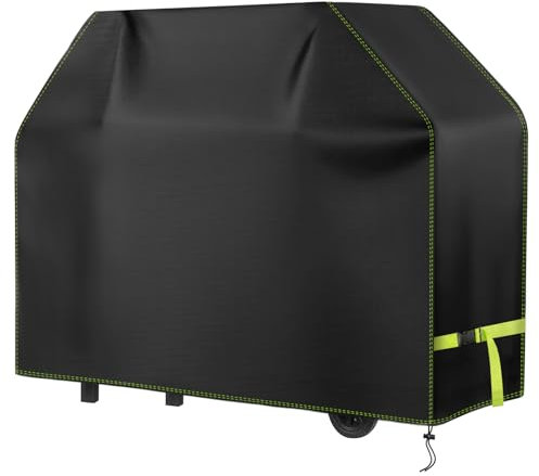 VDISRR Housse Barbecue Exterieur, 420D Oxford Bache Barbecue Exterieur Protection 100 x 60 x 110 cm, Anti-Vent/Solei/l'eau, Housse Plancha Convient la Plupart des Grills