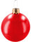 alles-meine.de GmbH 3 Stück große XL - Weihnachtsbaumkugeln - ø 45 cm - aufblasbar Innen & Außen - wetterfest + wasserfest - rot Weihnachten bruchfest - Kunststoff - Wint..