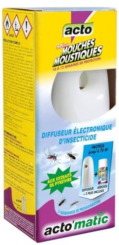 ACTO'matic Diffuseur électronique : La Solution Ultime Contre Mouches et Moustiques
