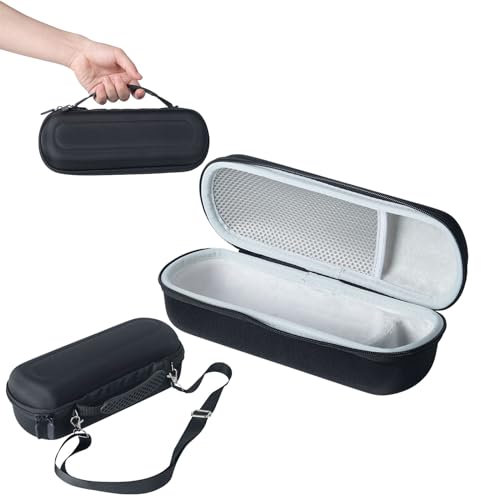 JOYSOG Kardon Luna-Tasche, Hartschalen-Reisetasche für Harman Kardon Luna-Lautsprecher, Aufbewahrungstasche/Tragetasche mit verstellbarem Schultergurt (gefüttert grau)