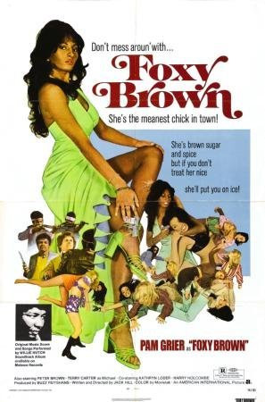 Foxy Brown Pam Grier Filmposter, 28 x 43 cm, #a3420