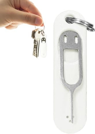 Outil de suppression de carte SIM, outil de suppression de carte, Ouvre-aiguille pour carte SIM, Broche d'éjection du plateau de carte SIM, outil d'ouverture du plateau de carte avec porte-clés détach