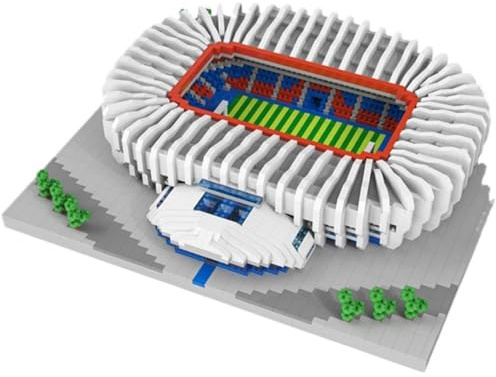 3D-Puzzle Building Fußballstadion des Modell zum Zusammenbau mit Nanoblöcken - Mehr als 4000 Stück