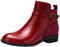 Generico Scarpe Donna con Tacco Stivaletti Antipioggia Scarpe Donna Stivali Cucito Solido Piatto con Scarpe Caratteristiche: Stivali di Gomma Donna Stivali Alti Donna (Red, 42)
