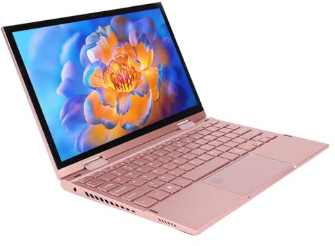 Bewinner 11 Computer-Laptop für Studenten und Unternehmen, 10,95 Zoll 2K HD IPS-Touchscreen, 16 GB RAM, 1 TB ROM, Kleiner 360-Grad-Flip-Laptop für Bürounterhaltung (EU-Stecker)